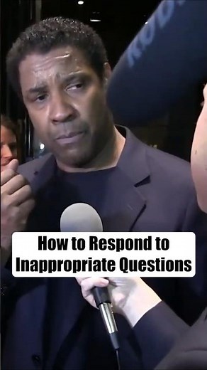 How to Respond to Inappropriate Questions