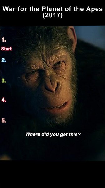 #movie #film War for the Planet of the Apes (2017) | Bad Ape Refuses to Help Caesar