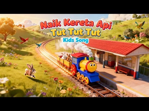 NAIK KERETA API 🚂 | LAGU ANAK INDONESIA | LAGU ANAK POPULER ❤️