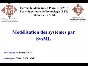 Modélisation des systèmes par SysML
