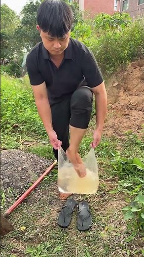 Clever foot washing methods after doing farm work