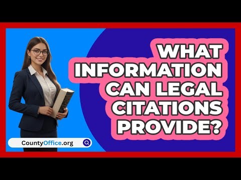 What Information Can Legal Citations Provide?