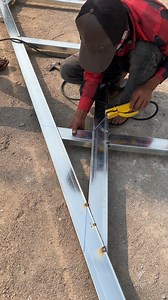 3.7K views · 15 reactions | Large steel warehouse construction techniques and welding tricks,Install steel structure warehouse | Cooking Foods Srey Pov Natural life | Facebook