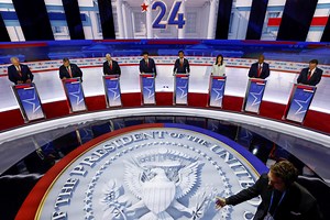 Who are the presidential candidates in the first GOP primary debate?