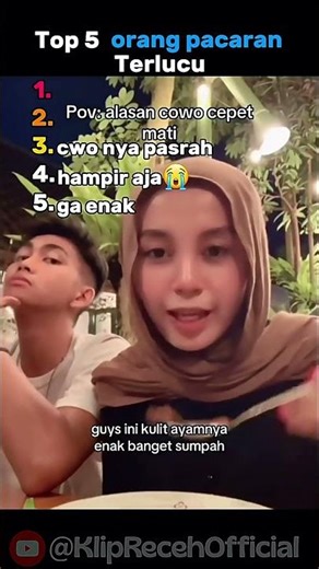Top 5 Orang Pacaran Terlucu 😭😂