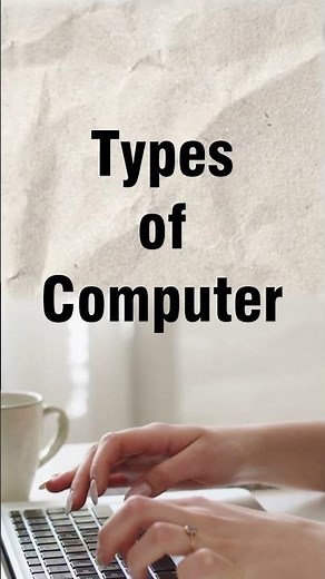 Introduction to Computers | Types of Computer | Manoj Education Institute