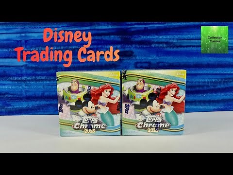 Topps Chrome 2025 Disney Trading Card Collectible Pack Opening
