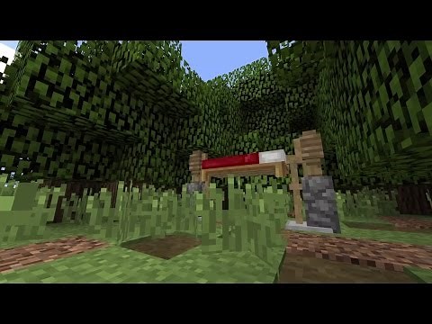 Minecraft - How to make a Hammock! | Tutorial