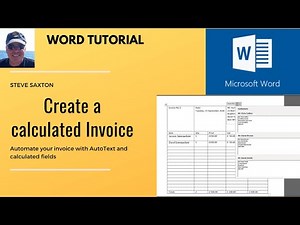 Automate Invoice Creation in Word: Easy Tricks & Calcs