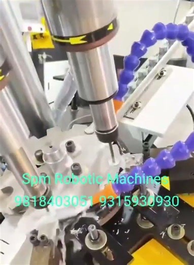 SPM FULLY AUTOMATIC DRILLING MACHINE WITH INDEXING ROTARY #machine #drillingamchine #autodrillmachin