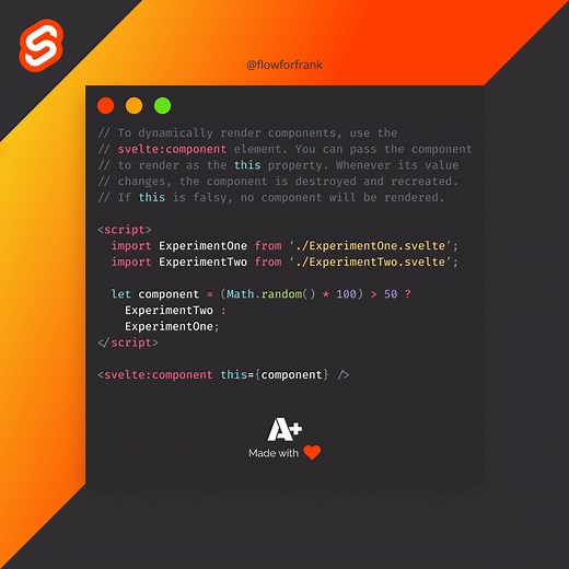 How to Create Dynamic Components in Svelte