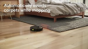 iRobot Roomba 105 Combo 13. 2 in. Robotic Vacuum and Mop + with Smart Navigation + AutoEmpty Dock​ in Black Y354020