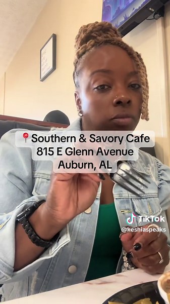 Good ol’ fashioned SOUL FOOD! Southern & Savory Cafe 🤏🏽#auburn #placestoeat #foodReview #fyp #restaurant