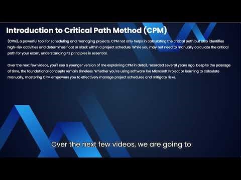 Introduction to Critical Path Method CPM