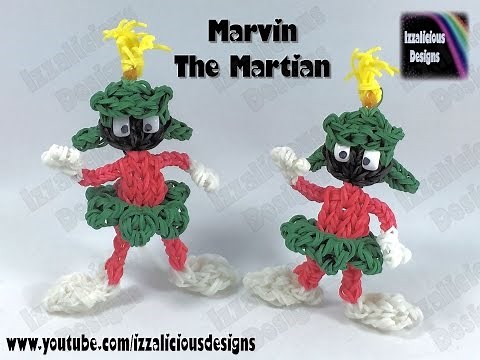 Rainbow Loom - Marvin The Martian Action Figure/Charm/Doll