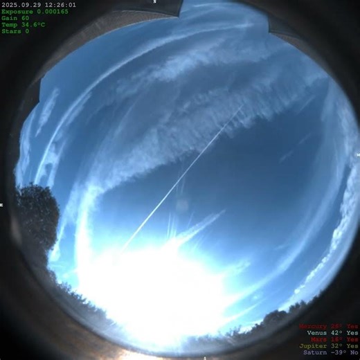 [4k] Stunning 60 second Cloud Timelapse in 4K | Teesside, UK | Monday 29 September, 2025