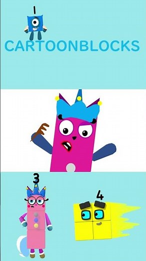 Numberblocks but it's Cartoonblocks Gumball and Unikitty #cartoonblocks #numberblocksfan