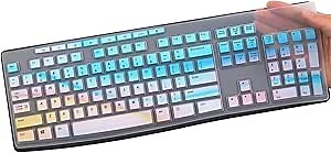 KEANBOLL Logitech K270 Keyboard Cover Skin Protector for MK295 MK275 MK270 Wireless Keyboard, K200 K260 K270 MK200 MK260 Keyboard