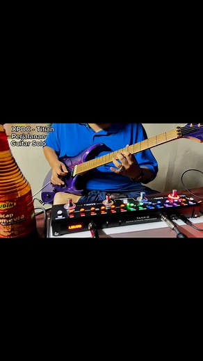 XPDC - Titian Perjalanan Guitar Solo With Lekato Tank G Effect Pedal #lekato #tankG #fypシ゚viralシfypシ゚viralシalシ | Amir Dexterz