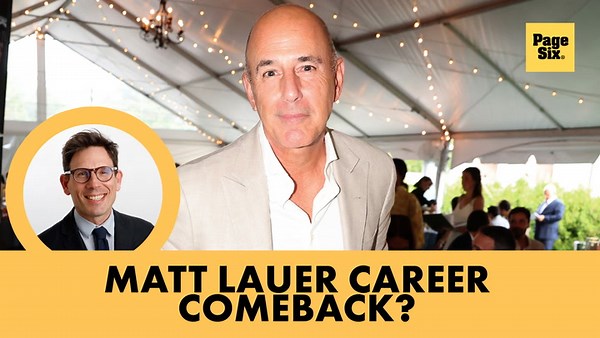 Matt Lauer’s career comeback attempt resurfaces every year, but ‘no one will hire him’: sources