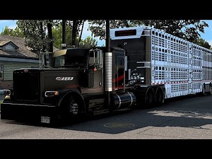 ATS Mods [v1.47] 4K★ | PETE 389 Glider - Livestock/Cattle - CAT C15 Straight pipe sound