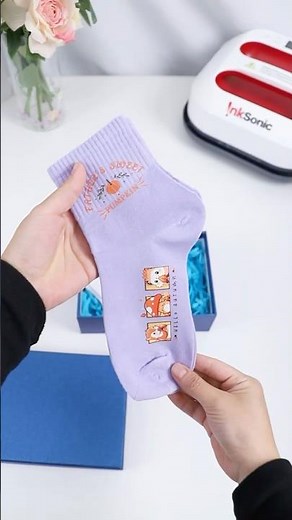 Custom Socks in Bulk with inksonic U13D DTF Printer | Fast, Clean, Repeat🧦⚡