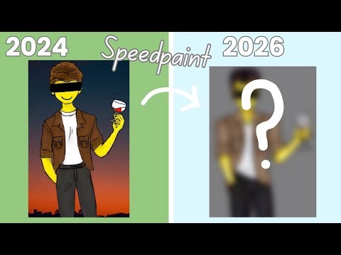 Redrawing My Old Art: 2024 to 2026 (Speedpaint)