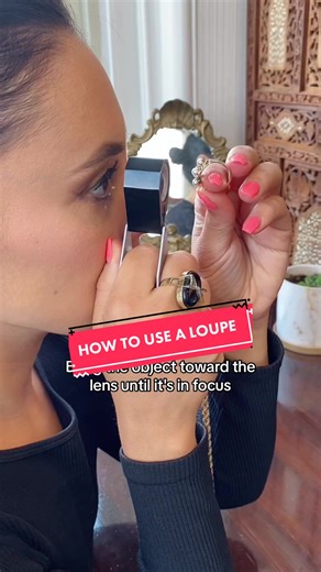 How to Use a Loupe for Vintage Jewelry Treasure Hunting Tutorial