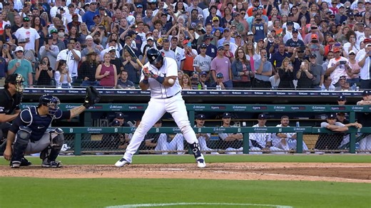 Miguel Cabrera gets hit by pitch