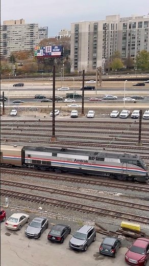 Amtrak Pennsylvanian Train #42 with phase III heritage unit