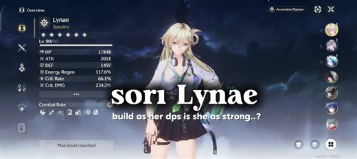My build is still a work in progress, but Lynae’s damage is insane! #wutheringwaves #wutheringwavesgameplay #wuwaedit #lynae #fyp
