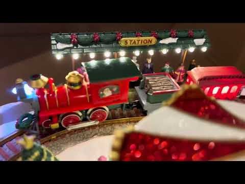 Mr. Christmas “Going Home for the Holidays” train scene 90th Anniversary edition
