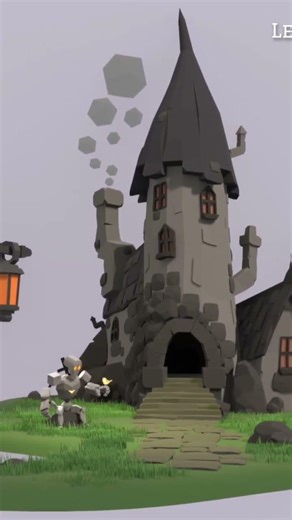 Low poly stylized Blender work.