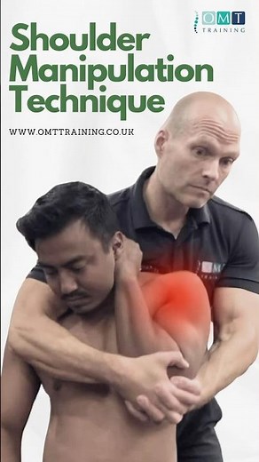 Shoulder Manipulation Technique #jointmanipulation #shoulderpain
