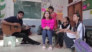 Seeing all kids singing Vaaste just warmed my heart. I'm so glad that I could actually go and meet them all🤗 http://bit.ly/DhvaniBhanushaliChildrensDayCelebration | Dhvani Bhanushali