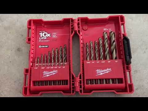 Milwaukee 23 Piece Cobalt Drill Bit Set