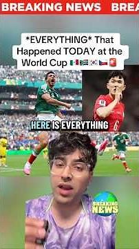 *EVERYTHING* That Happened TODAY At the World Cup 🇲🇽🇿🇦🇰🇷🇨🇿🚨