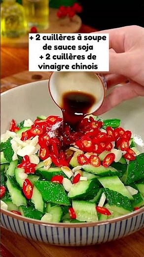 Comment faire un concombre simple, savoureux, frais et croustillant ? #cuisine #astuce #recette