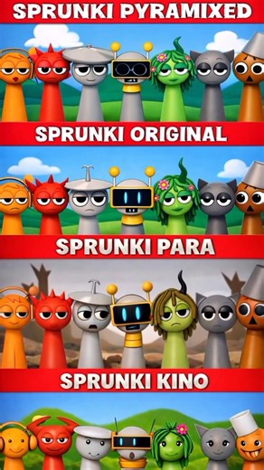 🔺🎶 Sprunki Pyramidex X Original X Para X Kino – Ultimate Sprunki Mix! 😱🔥