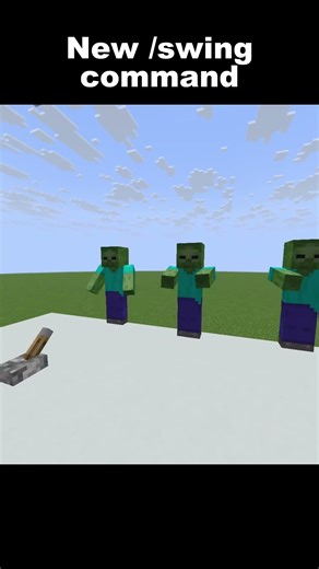 New swing command | #minecraft #gaming #minecraftgaming