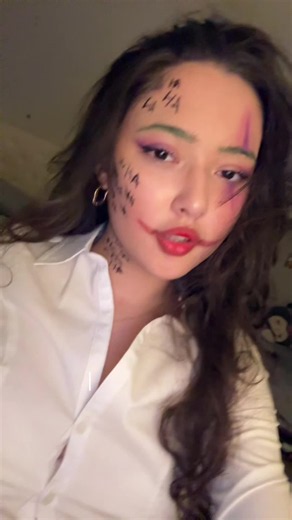 🍂🎃🤡 #halloween #makeup #tutorial #joker #fyp | Joker Makeup