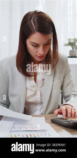 Depressed desperate businesswoman feeling worried about financial problem doing paperwork. Stressed freelancer looking frustrated thinking of money debt, budget loss, bankruptcy at home office desk.