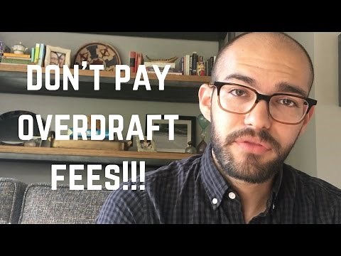 overdraft fees- DON'T PAY THEM!