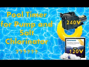 How to - Pool timer for 240V Pump and 110V Chlorinator