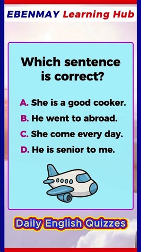 English Grammar Test! | Which Sentence is Correct? 🚀