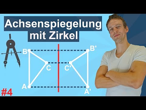 Reflecting a figure about its axis of symmetry | Drawing an axial reflection of a figure with a c...