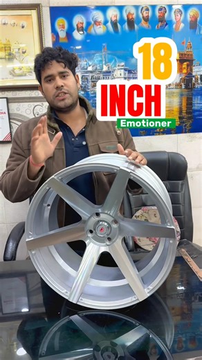 Emotioner Alloy Wheel Hyper Silver 18” 💎 | New Tyre Shop “Wheelz India” Mayapuri Delhi 😍