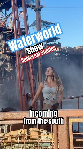 WaterWorld Stunt Girl STUNS Universal Studios California! 💦🔥