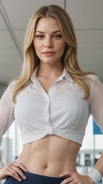 [4K] MIA's HOT FLIGHT ATTENDANT | AI LOOKBOOK