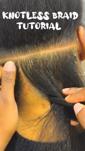 Knotless braid tutorial #tips | GG Beauty World